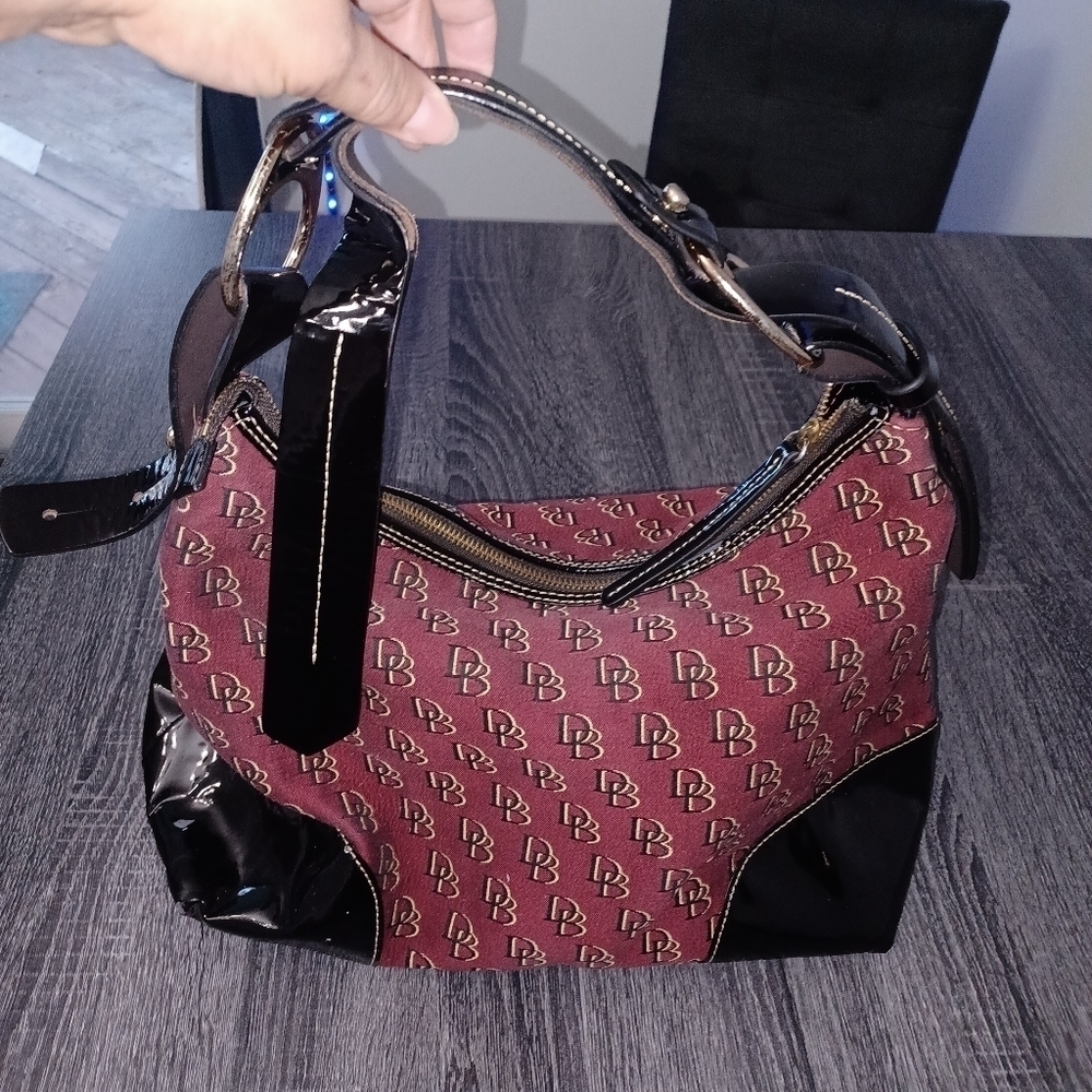 Dooney & Bourke - Used-  Full Size Canvas Purse - Picture 5 of 16